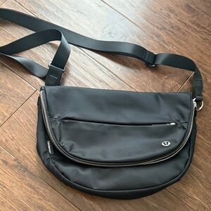 lululemon athletica | Bags | Lululemon Athletica Cream Fuzzy Crossbody Bag  | Poshmark